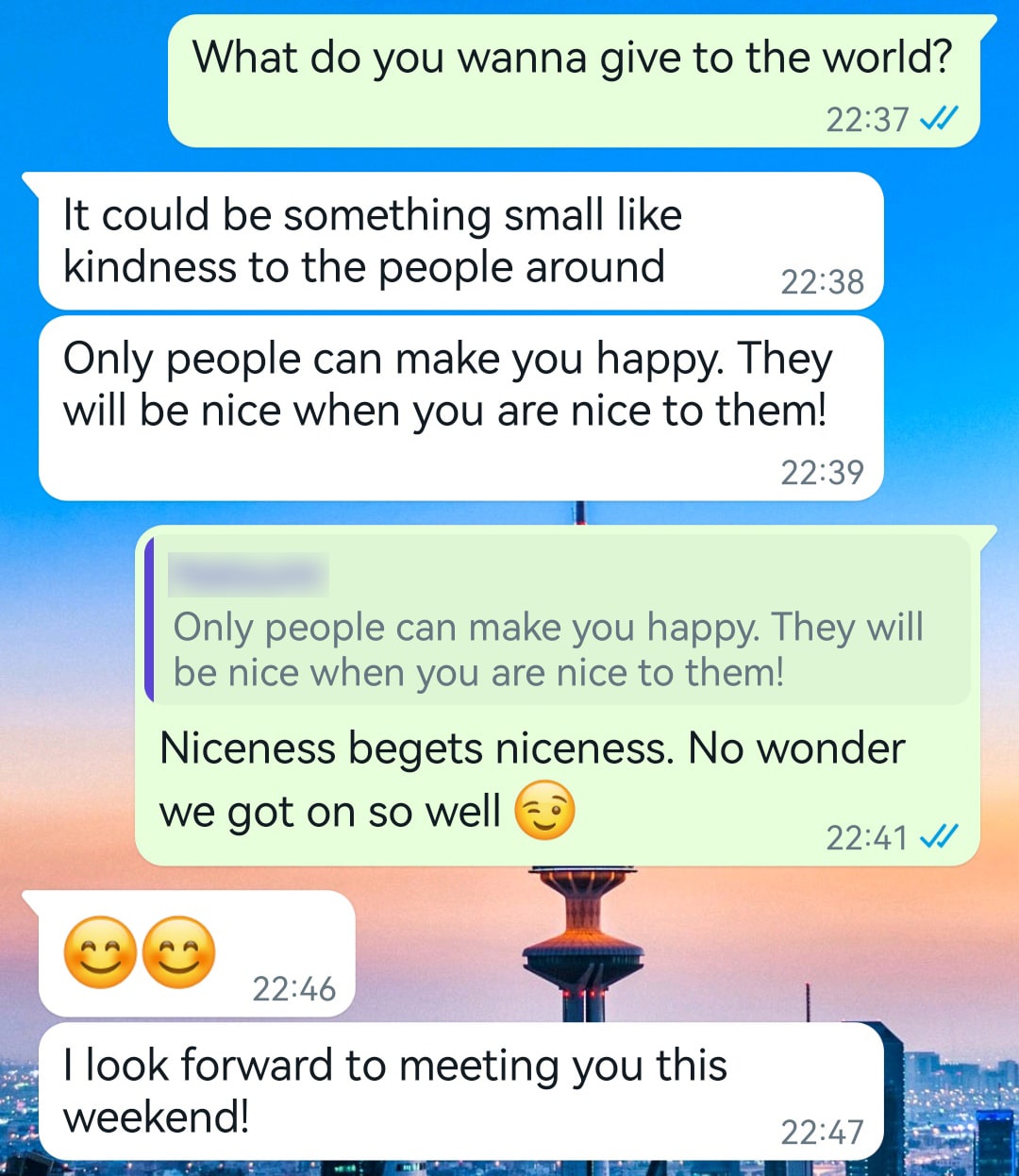 Tinder conversation showing a boring, basic question-and-answer exchange that fails to spark interest