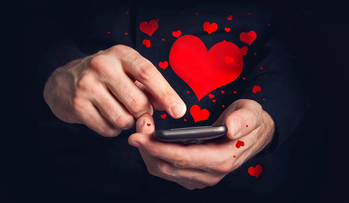 Man crafting a thoughtful first message