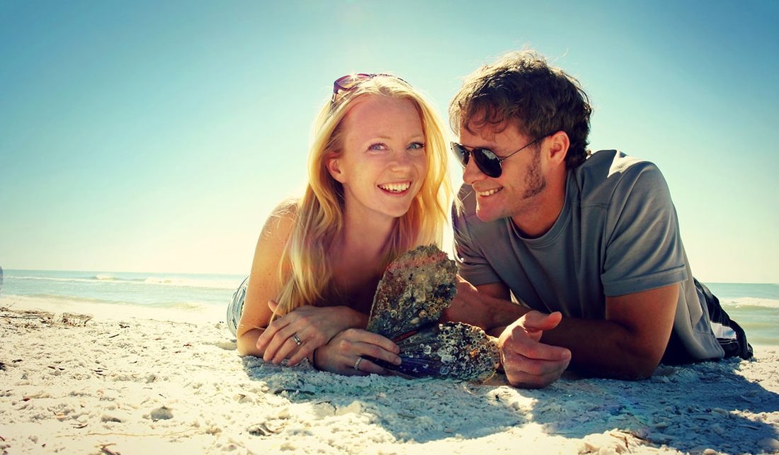 Couple talking and building an easy rapport