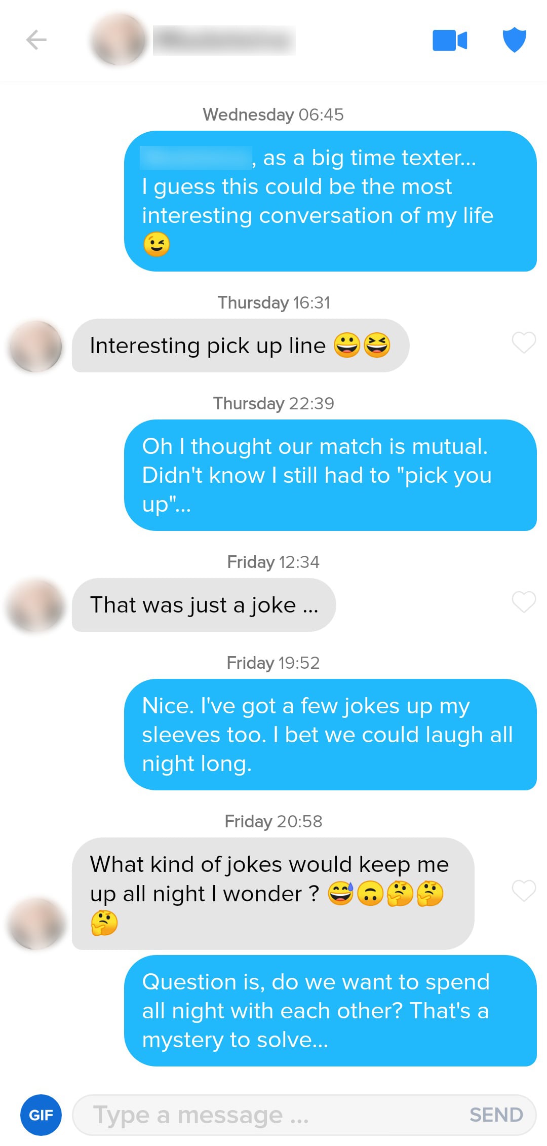 Tinder opener built from her communication style preference rather than her bio or photos