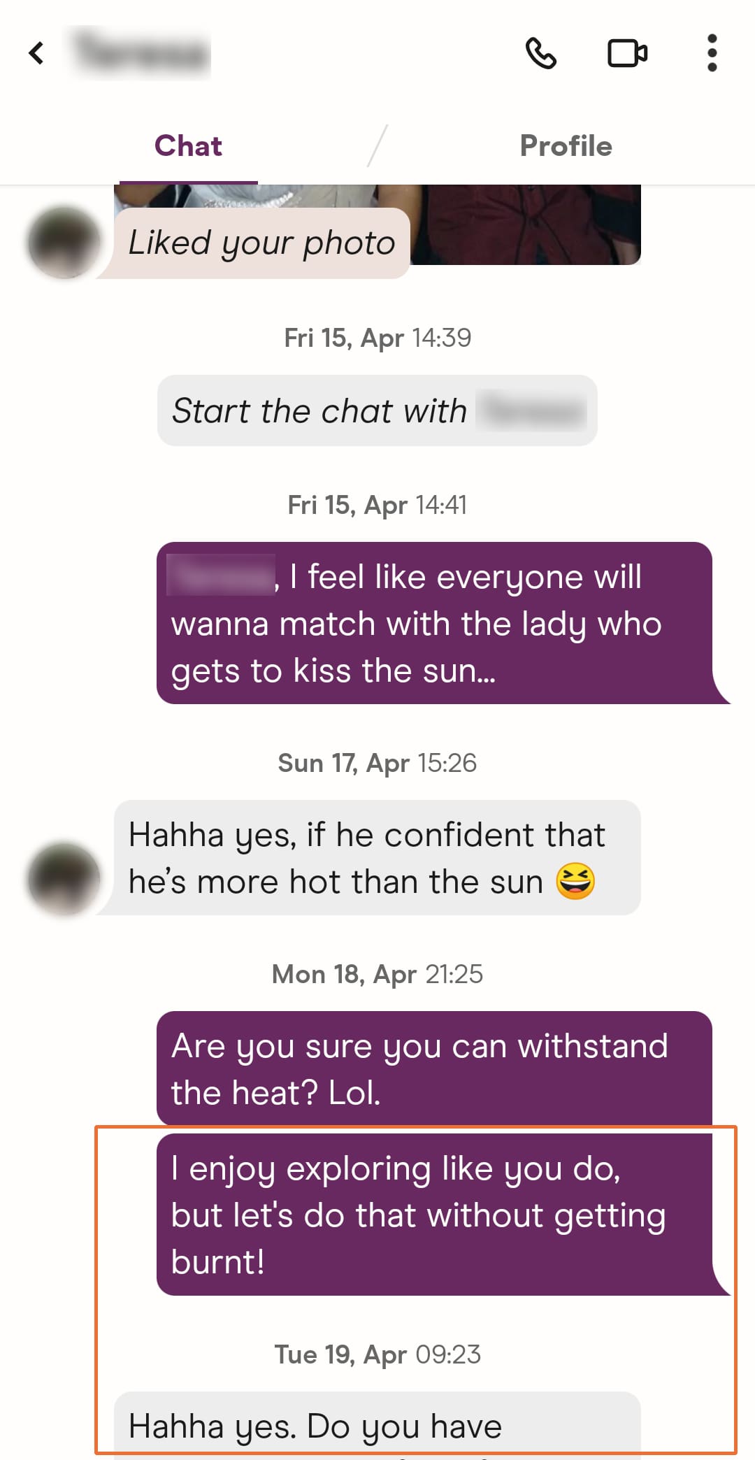 Tinder conversation building Quick Rapport around fun and physical activities